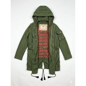 GAP Jacket Mens Olive Green SzXS Project RED Military M-51 Fishtail Heavy Cotton